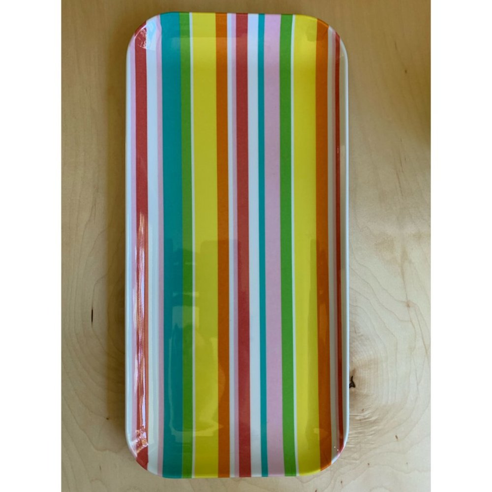 Starbucks Multi-Colour Striped Tray